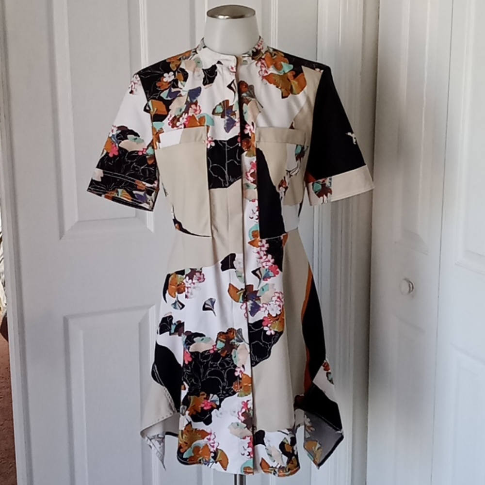 Philip Lim for Target asymmetrical floral dress